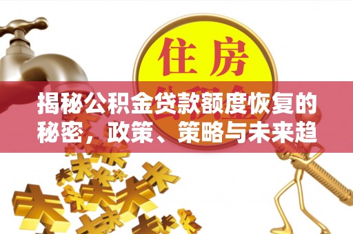沧县揭秘公积金贷款额度恢复的秘密，政策、策略与未来趋势