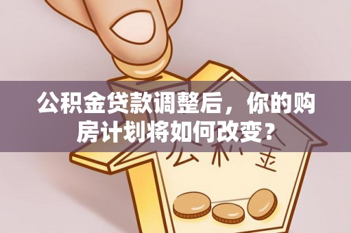 沧县公积金贷款调整后，你的购房计划将如何改变？
