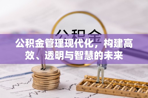 沧县公积金管理现代化，构建高效、透明与智慧的未来