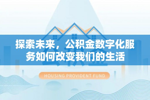 沧县探索未来，公积金数字化服务如何改变我们的生活