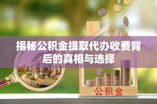 沧县揭秘公积金提取代办收费背后的真相与选择