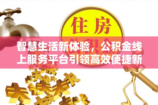 沧县智慧生活新体验，公积金线上服务平台引领高效便捷新潮流
