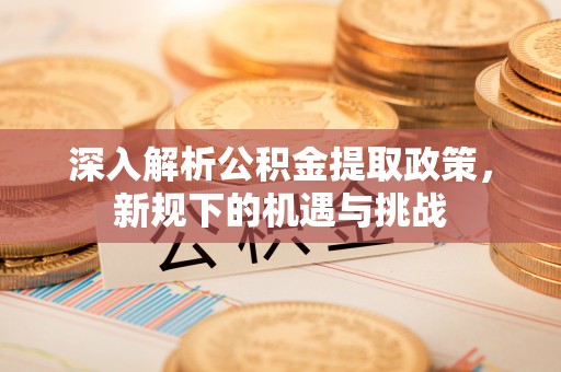 沧县深入解析公积金提取政策，新规下的机遇与挑战