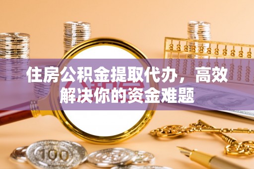 沧县住房公积金提取代办，高效解决你的资金难题