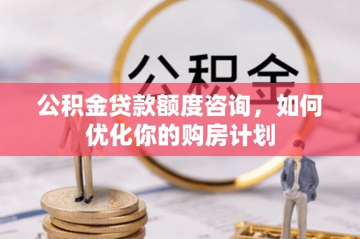 沧县公积金贷款额度咨询，如何优化你的购房计划