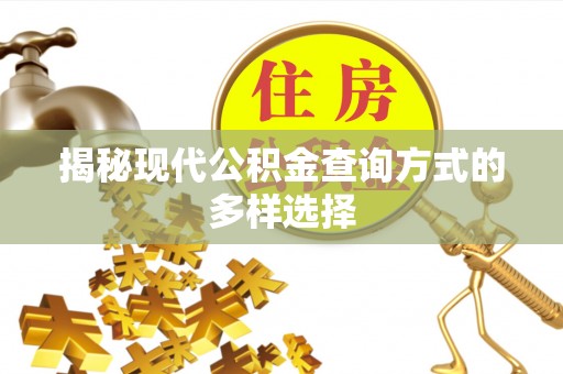 沧县揭秘现代公积金查询方式的多样选择