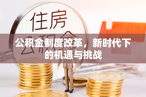 沧县公积金制度改革，新时代下的机遇与挑战