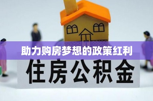 沧县助力购房梦想的政策红利