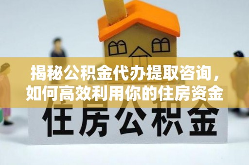 沧县揭秘公积金代办提取咨询，如何高效利用你的住房资金
