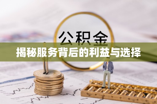 沧县揭秘服务背后的利益与选择